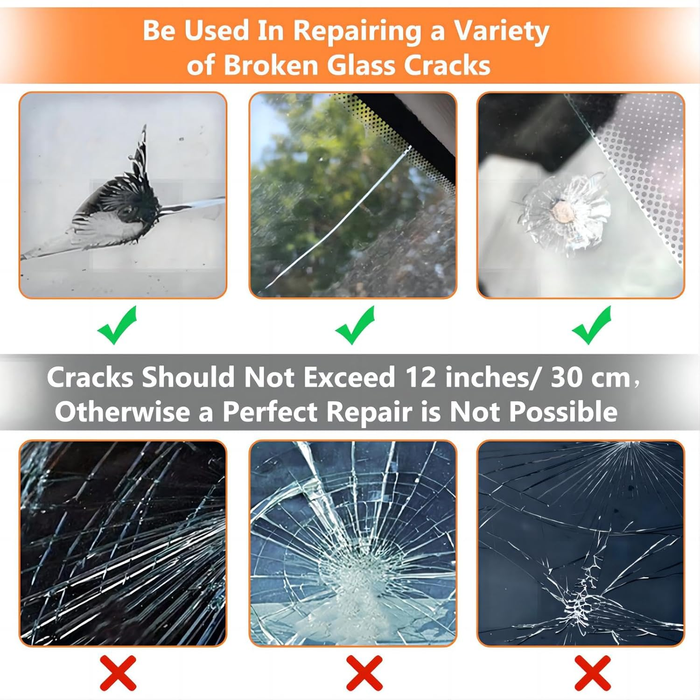 CrystalClear Glass Repair Solution